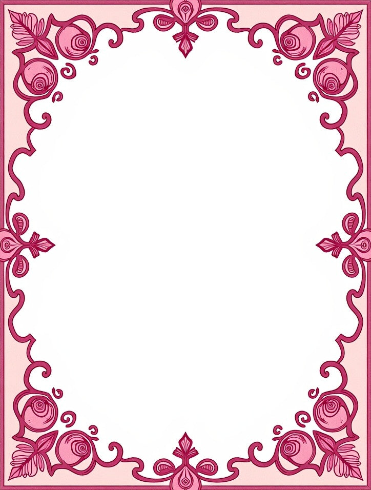 Floral Swirls And Leaves Design Rug