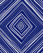 Concentric Diamond Stripes Design Rug