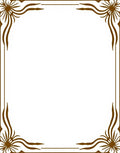 Art Nouveau Floral Border Design Rug
