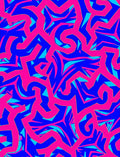 Vibrant Abstract Graffiti Style Pattern Rug