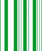 Classic Green White Stripe Design Rug