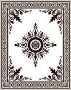 Ornate Floral Mandala Pattern Rug