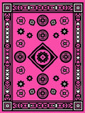Bold Geometric Tribal Pattern Rug