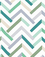 Herringbone Zigzag Patterned Geometric Rug
