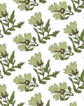 Botanical Floral Vines Pattern Rug