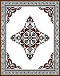 Ornate Corner Central Medallion Rug