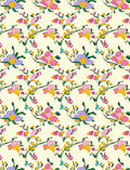 Whimsical Floral Vine Pattern Rug
