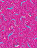 Swirls Curls Abstract Pattern Design Rug