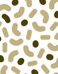 Organic Pebble and Bean Pattern Rug