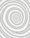 Monochrome Abstract Swirl Pattern Rug