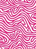 Vibrant Pink Abstract Swirl Pattern Rug