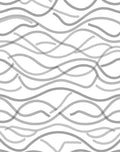 Wavy Grey Lines Abstract Pattern Rug