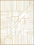Geometric Lines Abstract Design Rug