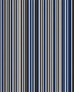 Classic Navy White Stripe Pattern Rug