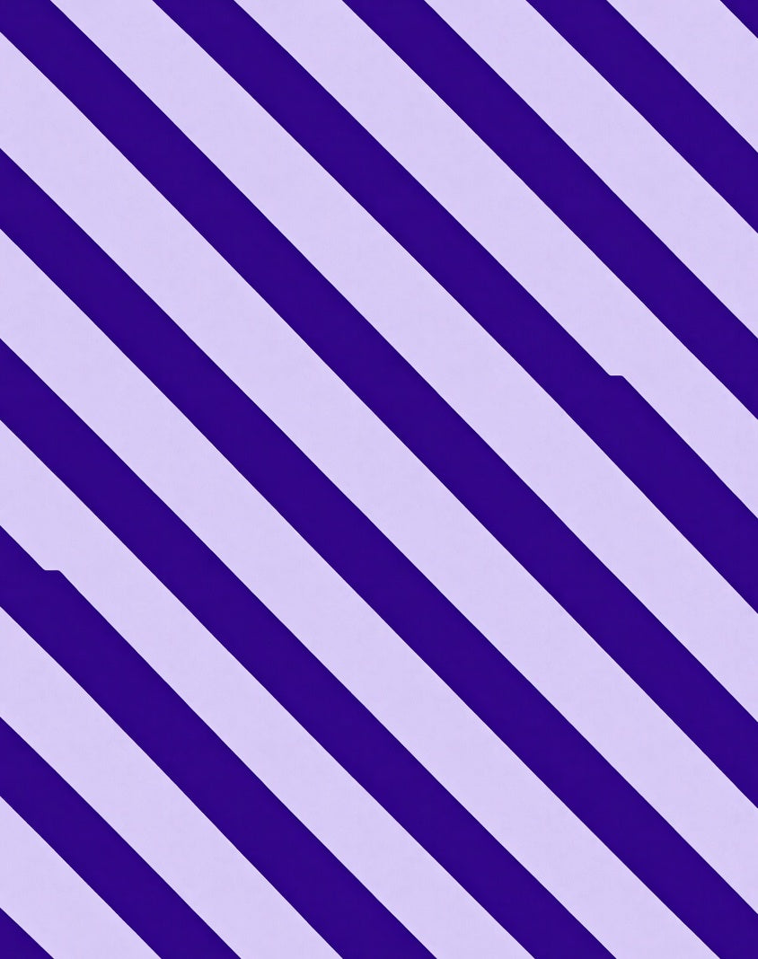 Bold Purple Diagonal Stripes Rug