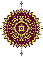 Bold Tribal Mandala Pattern Rug