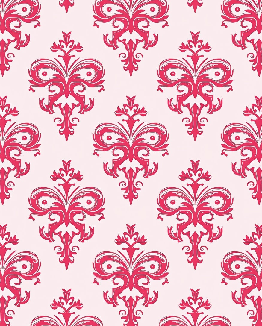 Ornate Floral Swirls Design Rug