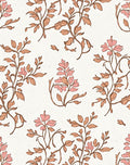 Delicate Floral Branch Pattern Rug