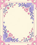 Floral Vines With Pink Lilac Accents Rug