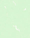 Abstract Swirling Mint And White Design Rug