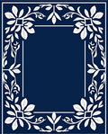 Classic Floral Border Design Rug