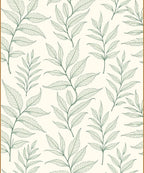 Elegant Leaf Branch Pattern Design Rug