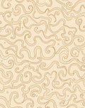 Cream Swirl Abstract Pattern Rug