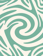 Swirling Stripes Bold Design Rug