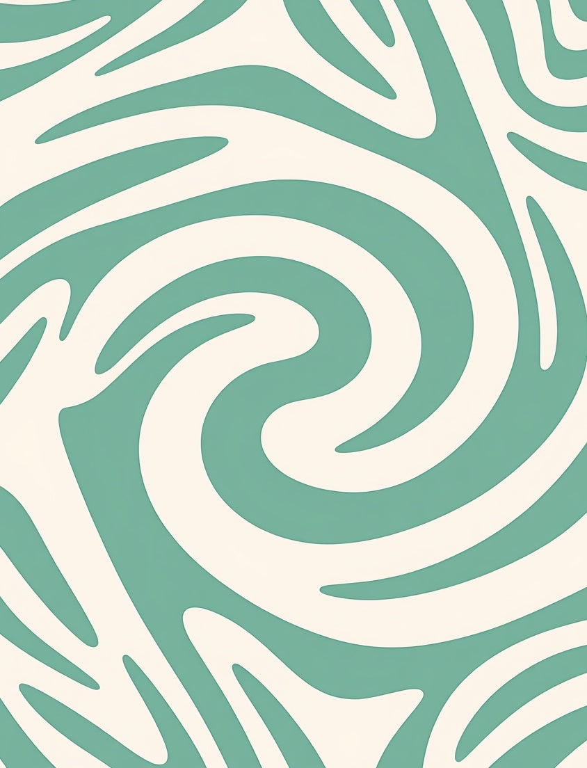 Swirling Stripes Bold Design Rug