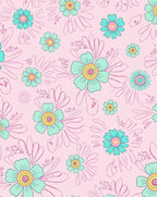 Daisy Floral Pattern Rug
