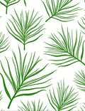 Green Tropical Leaf Pattern Design Rug