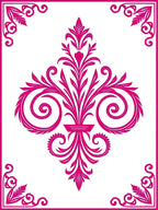 Ornate Floral Swirl Design Rug
