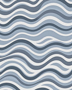 Layered Wave Pattern Rug