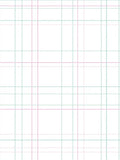 Pastel Plaid Grid Pattern Rug