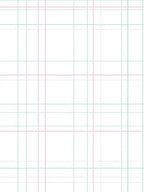 Pastel Plaid Grid Pattern Rug