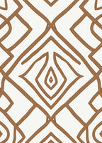 Earth Tones Abstract Geometric Pattern Rug