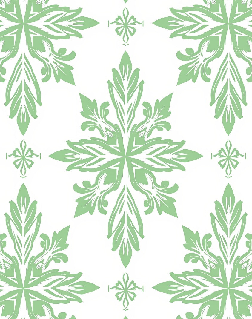 Classic Floral Swirl Pattern Rug