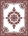 Classic Medallion Intricate Border Rug