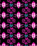 Bold Pink 2 Tone Geometric Pattern Rug