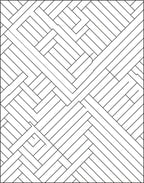 Diagonal Herringbone Pattern Design Rug