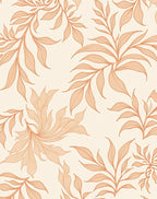 Leafy Branches Patterned Organic Design Rug