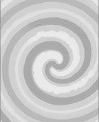 Grey Neutral Spiral Pattern Rug