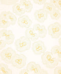 Soft Yellow Swirl Abstract Pattern Rug