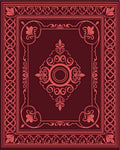 Intricate Floral Geometric Filigree Rug