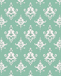 Elegant Pastel Damask Pattern Rug