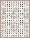Tribal Symbols Geometric Pattern Rug