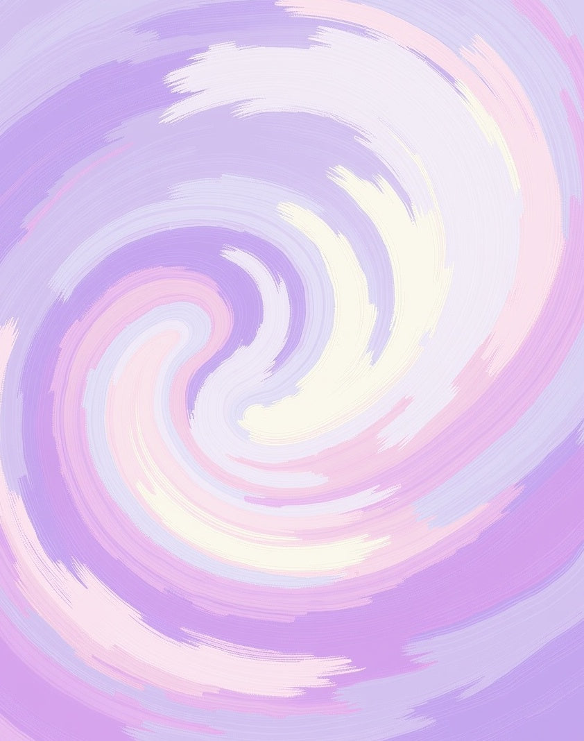 Pastel Swirl Paint Brushstrokes Rug