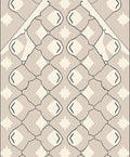 Subtle Geometric Diamond Pattern Rug