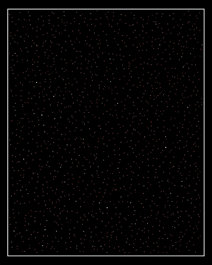 Dark Space With Many Stars Rug