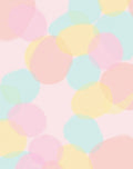 Pastel Bubble Pattern Design Rug